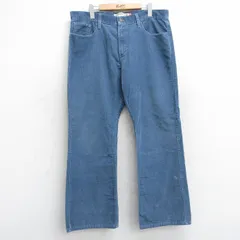 W36/古着 リーバイス Levis 527 コーデュロイ パンツ メンズ ブーツカット フレア 薄紺【spe】 25nov20
