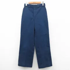 W27/古着 ディッキーズ ワーク パンツ メンズ 80年代 80s USA製 紺 25nov20