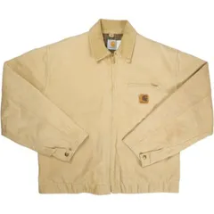 Size【L】 VINTAGE ヴィンテージ Carhartt カーハート Detroit Jacket J43 デトロイトジャケット ベージュ 【中古品-良い】 20833158