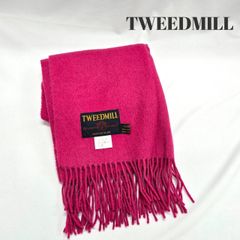 TWEEDMILL 트위드 밀 머플러 스톨 핑크 울 복식 소품 여성 의류 대형