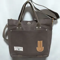 犬印鞄製作所 2way トートバッグ ショルダーバッグ 茶系