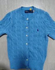 ポロ ラルフローレン ケーブル 半袖 カーディガン 正規品