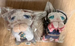 鬼滅の刃 錆兎真菰 はぐキャラ ぬいぐるみのマスコットセット (フィギュア グッズ