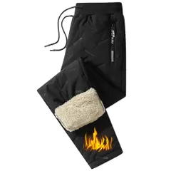 数量限定 春 冬 防風 防寒 暖かい 部屋着 秋 ダウンパンツ フリース 裏ボア ウエストゴム アウトドアパンツ ジョガー 中綿 裏起毛 ズボン メンズ スウェットパンツ Kiosk] [Candy