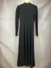 ★ UN3D. アンスリード 長袖ワンピース 黒 ブラック 38 Mサイズ 冬