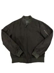 ▪︎ユニクロ MA-1 ブルゾン ジャケット ダークブラウン 茶色 メンズ Lサイズ フライトジャケット 完売品