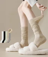 ハイソックス5足くしゅくしゅ靴下