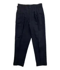 コムデギャルソンオムプリュス 2タックスラックスパンツ ネイビー 90ss PP-11072M メンズ SIZE M COMME des GARCONS HOMME PLUS