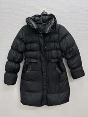 14 大人気　Bebe ダウンコート　アウター　キッズ　140〜150cm 黒　明るめブラック