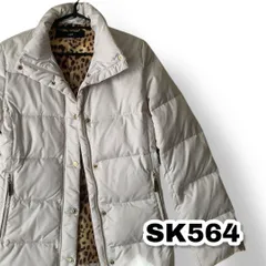 INED（イネド）ダウンジャケット アイボリー色 9サイズ レディースアウター　管理SK564のサムネイル