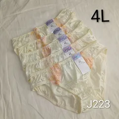 (J223)【4L5枚】レディースショーツ まとめ売り 3XL パンツ 下着