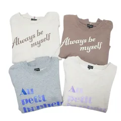 グリーンレーベルリラクシング ユナイテッドアローズ green label relaxing 4枚セット トレーナー トップス 女の子 子供服 長袖 プリント 刺繡 140cm マルチカラー■GY14