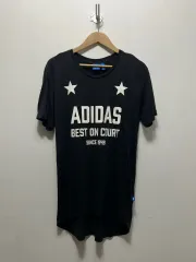 アディダス ブラック 半袖 Tシャツ M