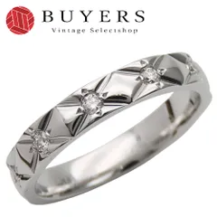 【中古】 シャネル リング・指輪 マトラッセ 53 K18WG ダイヤモンド 約3.8g ホワイトゴールド 10PD ジュエリー レディース 女性 CHANEL