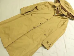 C91 ヴィンテージ ヘルノ レディース コート ◆ サイズ42 ベージュ系 ライナー付き フード取り外し可 HERNO ▼7L