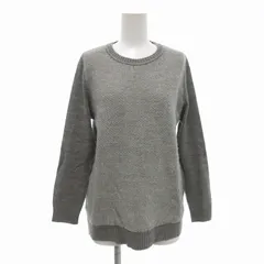 クローラ crolla ニット セーター 長袖 クルーネック グレー /JS