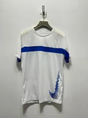 ナイキ 白/ブルー 半袖 Tシャツ スウッシュ L