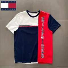 トミーヒルフィガー ビッグプリント　クルーネックカットソーTシャツ　Mサイズ