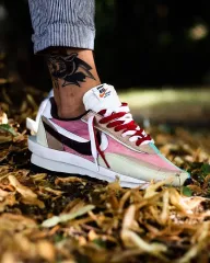 ナイキ NIKE サカイ SACAI LD ワッフル スニーカー ピンク 245