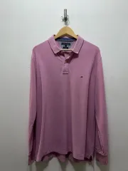 トミーヒルフィガー 長袖 ポロTシャツ 2XL