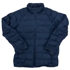 ▪︎ユニクロ ウルトラライトダウンジャケット Mサイズ ネイビー 撥水 軽量 防寒 メンズ アウター 収納袋なし カジュアル