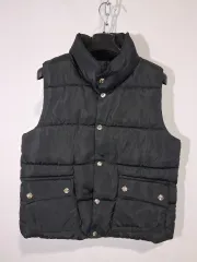 ブラック ショートダウン ベスト /レディース)