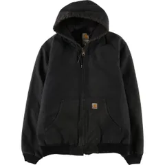 古着 00年代 カーハート Carhartt 中綿入り アクティブジャケット ダックフルジップパーカー メンズL相当/eaa606476