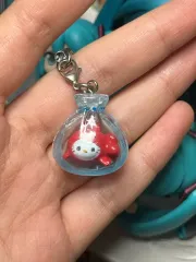 ★レア★ハローキティ　金魚すくい　バカンス　開運　根付け　ストラップ　4点セット ☆レア☆ハローキティ 金魚すくい バカンス 開運 根付け ストラップ 4