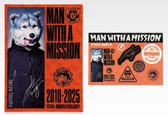 MAN WITH A MISSION マンウィズアミッション マンウィズ MWAM 15th ANNIVERSARY 2026 一番くじ クリアファイル ステッカー セット (トーキョータナカ) [トーキョータナカ]