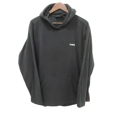 ブルコ BLUCO 美品 ポーラテック フリース パーカー 長袖 フーディ 裏起毛 トップス XLサイズ 黒 ブラック