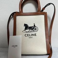 Celine セリーヌ カバスバッグ ミニ 麻馬ロゴ
