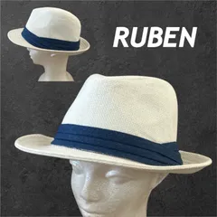 RUBEN ルーベン メンズ パナハット 帽子 ハット メンズ レディース RUS-1043 オールシーズン  アイボリー (A011)★のサムネイル