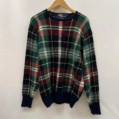 ポロバイラルフローレン 90s チェック ウール ニット ビンテージ メンズ L ISItems【USED】【古着】【中古】50150512