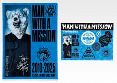 MAN WITH A MISSION 맨위즈 어미션 맨위즈 MWAM 15th ANNIVERSARY 2026 이치 반 복권 클리어 파일 스티커 세트 (카미카제보이) [카미카제보이]