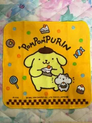 レトロ ポムポムプリン ハンカチ