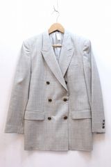 【216315】COMME CA DU MODE コムサデモード  ダブル ジャケット グレー