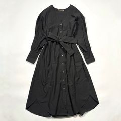 MATERIA マテリア フォックスファー アンゴラ ロングコート 美品✨マテリア ロングコート フォックスファー アンゴラ 38 ブラック