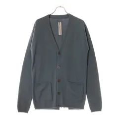 Rick Owens (リックオウエンス) 22AW PETER CARDIGAN ウールニットカーディガン グレー RP02B6606 Mのサムネイル