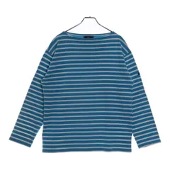 SAINT JAMES (セントジェームス) 80‐90s Basque shirt バスク シャツ MADE IN FRANCE 長袖カットソー ブルー/ホワイト