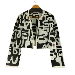 イウエンマトフ AEWEN MATOPH 総柄 ボタンレス カーディガン レディース 表記無 