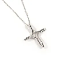 ティファニー ネックレス インフィニティ クロス エルサペレッティ  シルバー