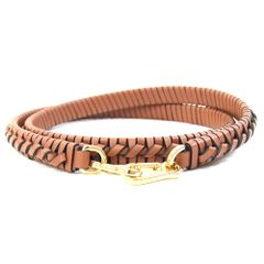 LOEWE ロエベ ブレイデッドショルダーストラップ レザー編み込み
