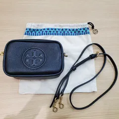 【EL6】トリーバーチ TORY BURCH ショルダーカメラ バッグ 2way ペリーボンベ ダブルジップ ミニ　MK11558