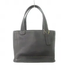 コーチ COACH オールドコーチ 美品 レザー ハンドバッグ 鞄 カバン US製 9308 黒 ブラック ORG