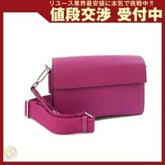  エコー ショルダーバッグ テクスチャブロック レザー 鞄