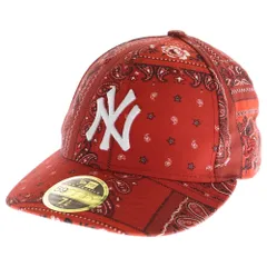 KITH (キス) 21SS New Era Yankees Deconstructed Bandana Cap ニューエラ ニューヨークヤンキース バンダナキャップ 帽子 レッド