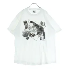VINTAGE (ヴィンテージ) 90S M.C. ESCHER REPTILES ART 91 エッシャー 爬虫類 アート 半袖 Tシャツ カットソー ホワイト