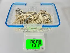 パールアクセサリー　まとめ　フェイク　750g以上【管理番号9080】