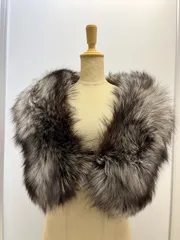 SAGA FURS フォックスファーショール 毛皮 成人式 C26011015