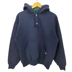 ラッセルアスレチック RUSSELL ATHLETIC 90s USA製 ブランク 無地 ヘンリーネック プルオーバーパーカー メンズ import：L 